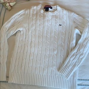VV cable sweater